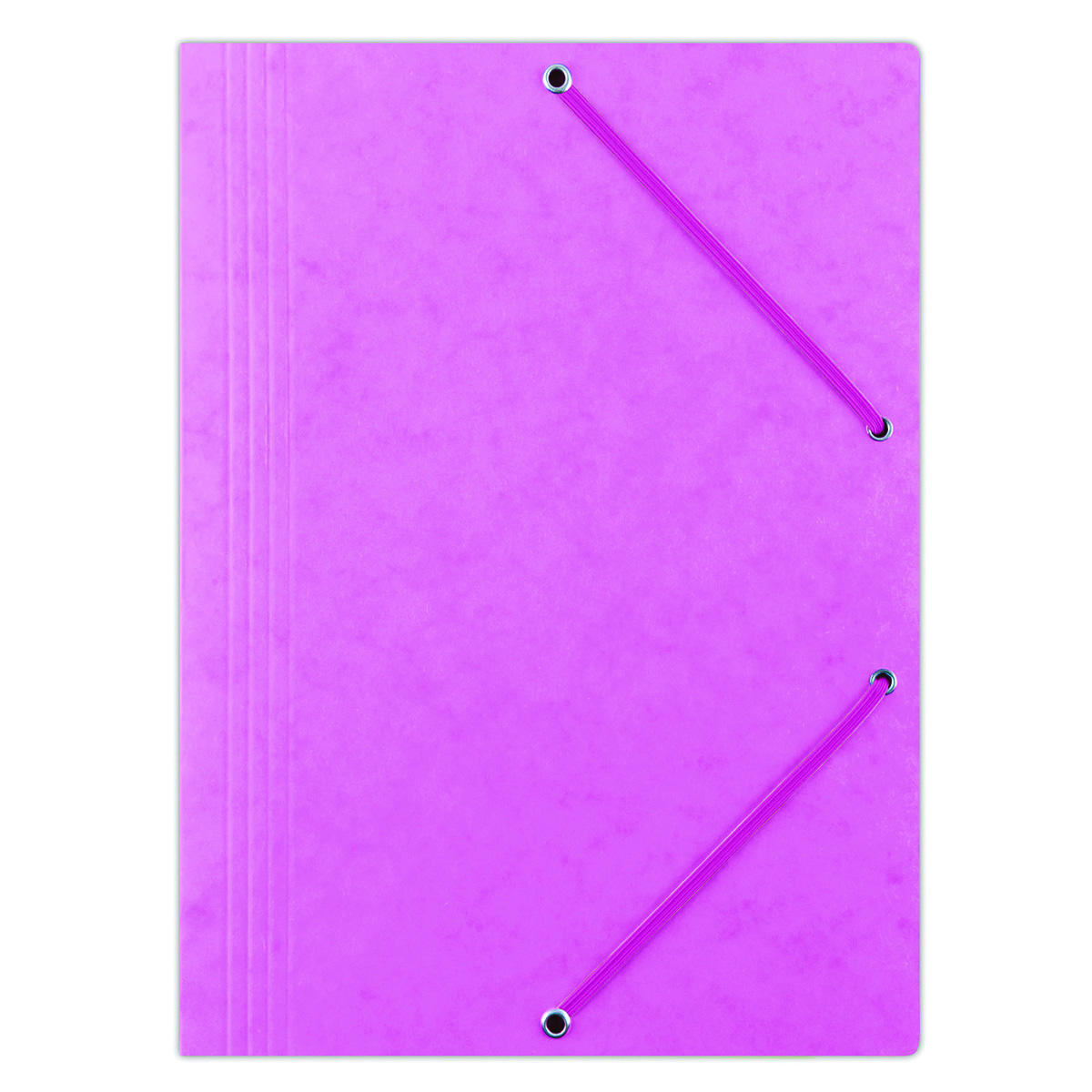 Teczka z gumką Donau, preszpan, A4, 390gsm, 3-skrzydłowa, różowa Teczka z gumką Donau, preszpan, A4, 390gsm, 3-skrzydłowa, różowa