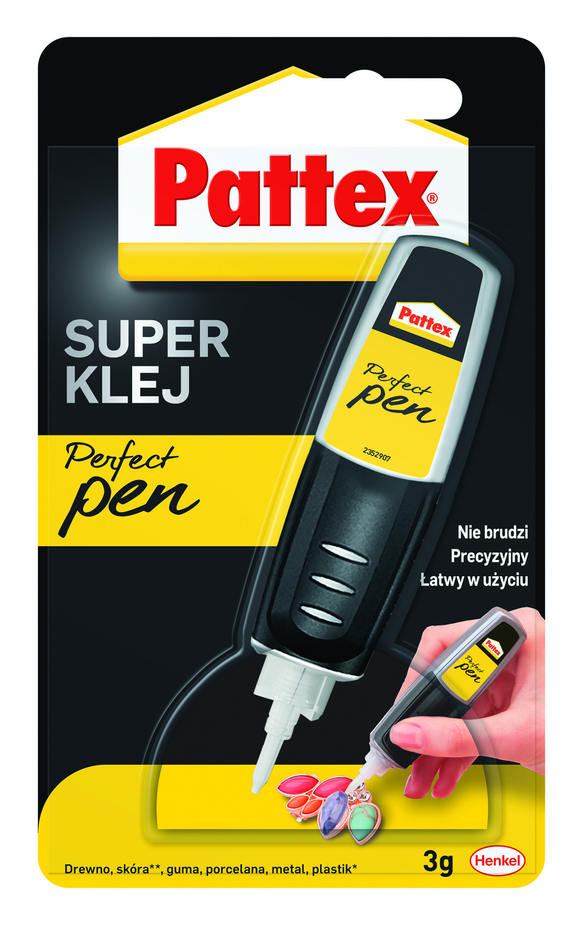 Klej super Pattex perfect pen, 3g