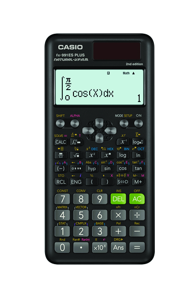 Kalkulator naukowy Casio fx-991esplus-2-b, 417 fukncji, 77x162mm, czarny Kalkulator naukowy Casio fx-991esplus-2-b, 417 fukncji, 77x162mm, czarny