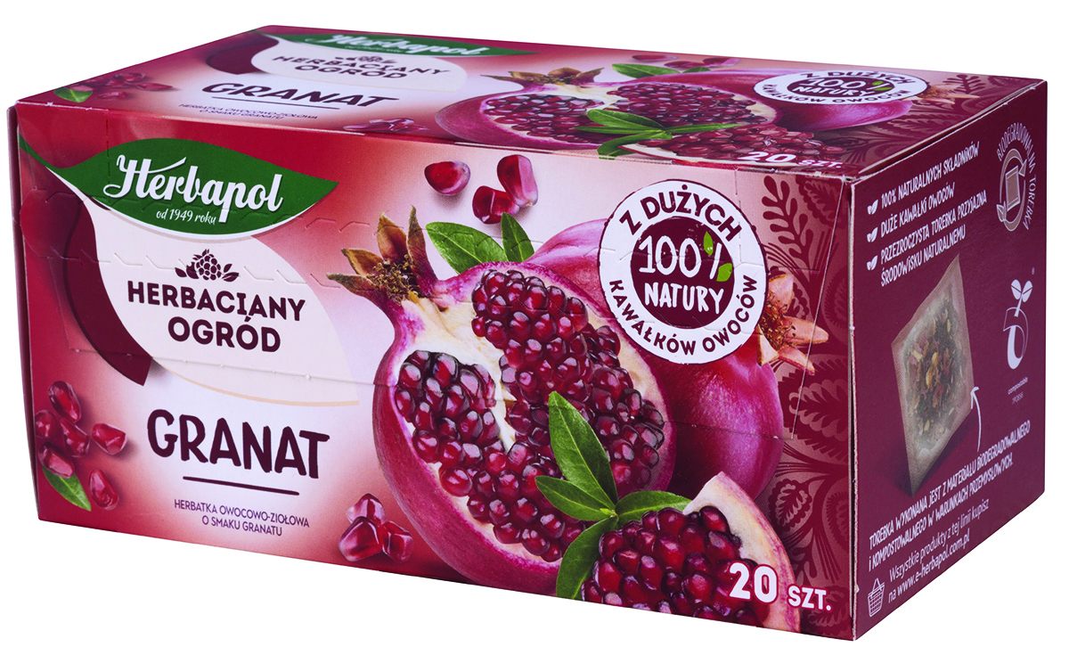 Herbata owocowa Herbapol 20 torebek granat Herbata owocowa Herbapol 20 torebek granat