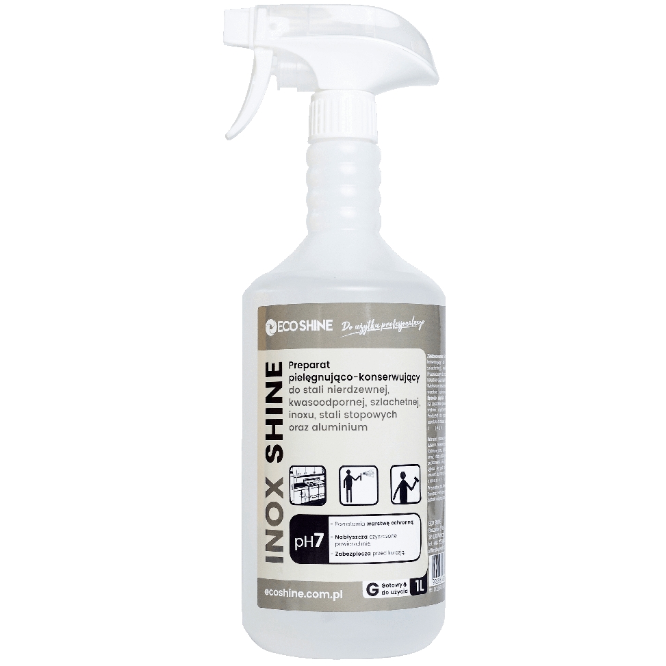 Eco Shine inox shine 1l olejowy preparat do konserwacji stali nierdzewnej