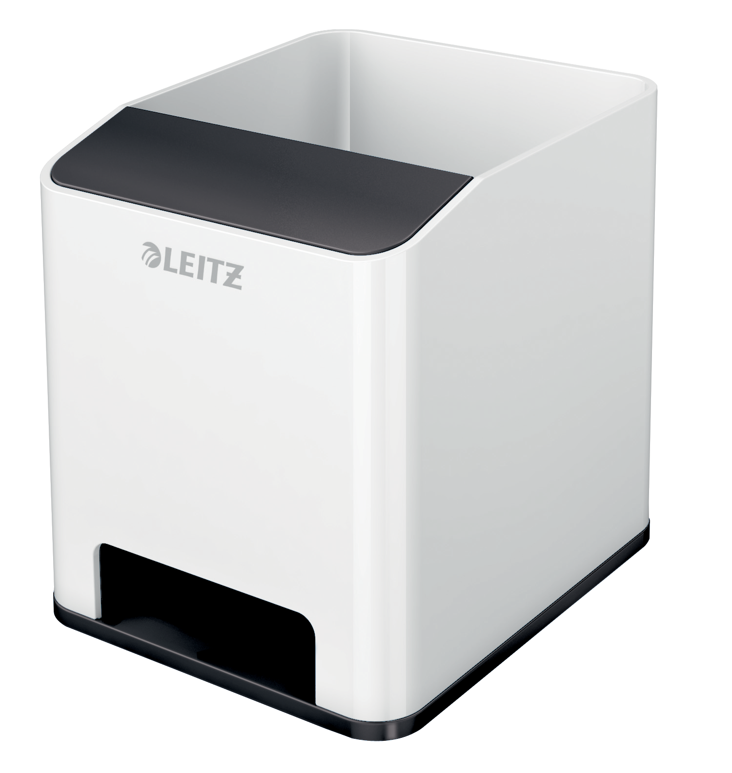 Kubek na długopisy Leitz wow ze wzmacniaczem dźwięku kolor czarny | eazbiuro.pl | Postaw na jakość!