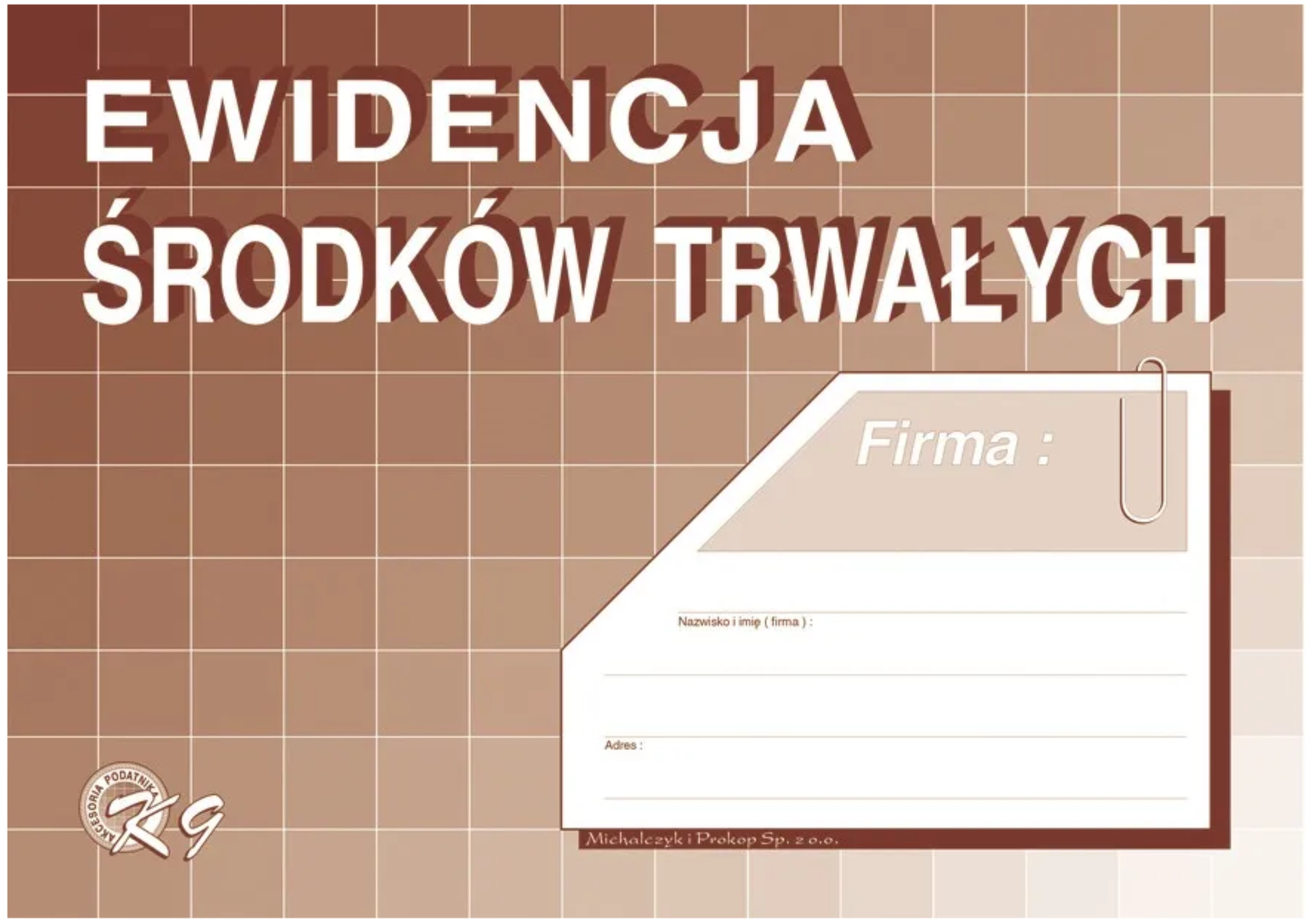 Druk ewidencja środków trawałych A4 | eazbiuro.pl | Weź okazję!