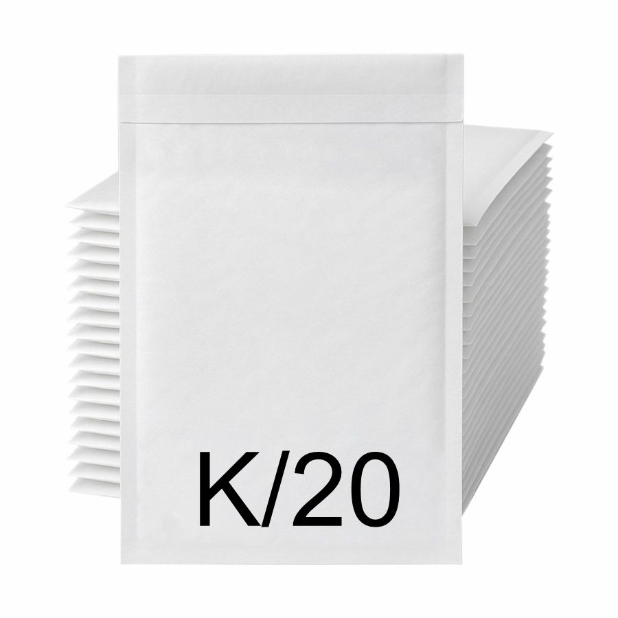 Koperta kurierska biała 370x480 K/20 Plast