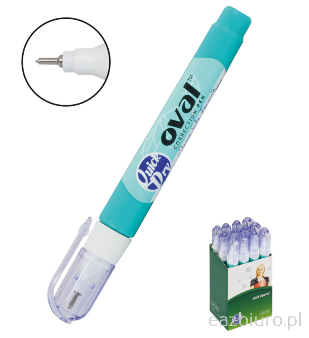 Korektor Oval metalowa końcówka zig-1000 | eazbiuro.pl | Kup taniej!