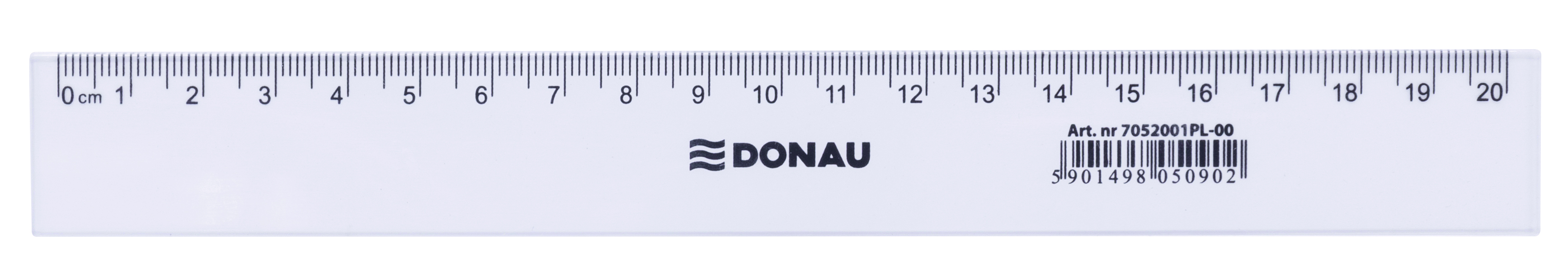 Linijka szkolna 20cm. Donau