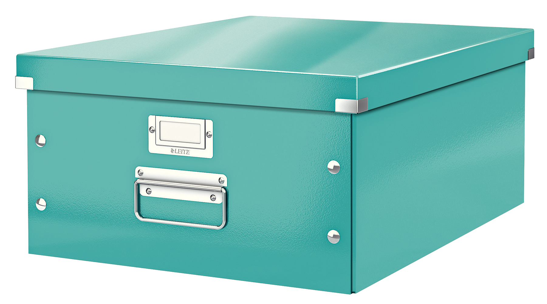Pudełko do przechowywania Leitz click & store wow, A3 kolor turkusowy | eazbiuro.pl | Wybierz i kup!