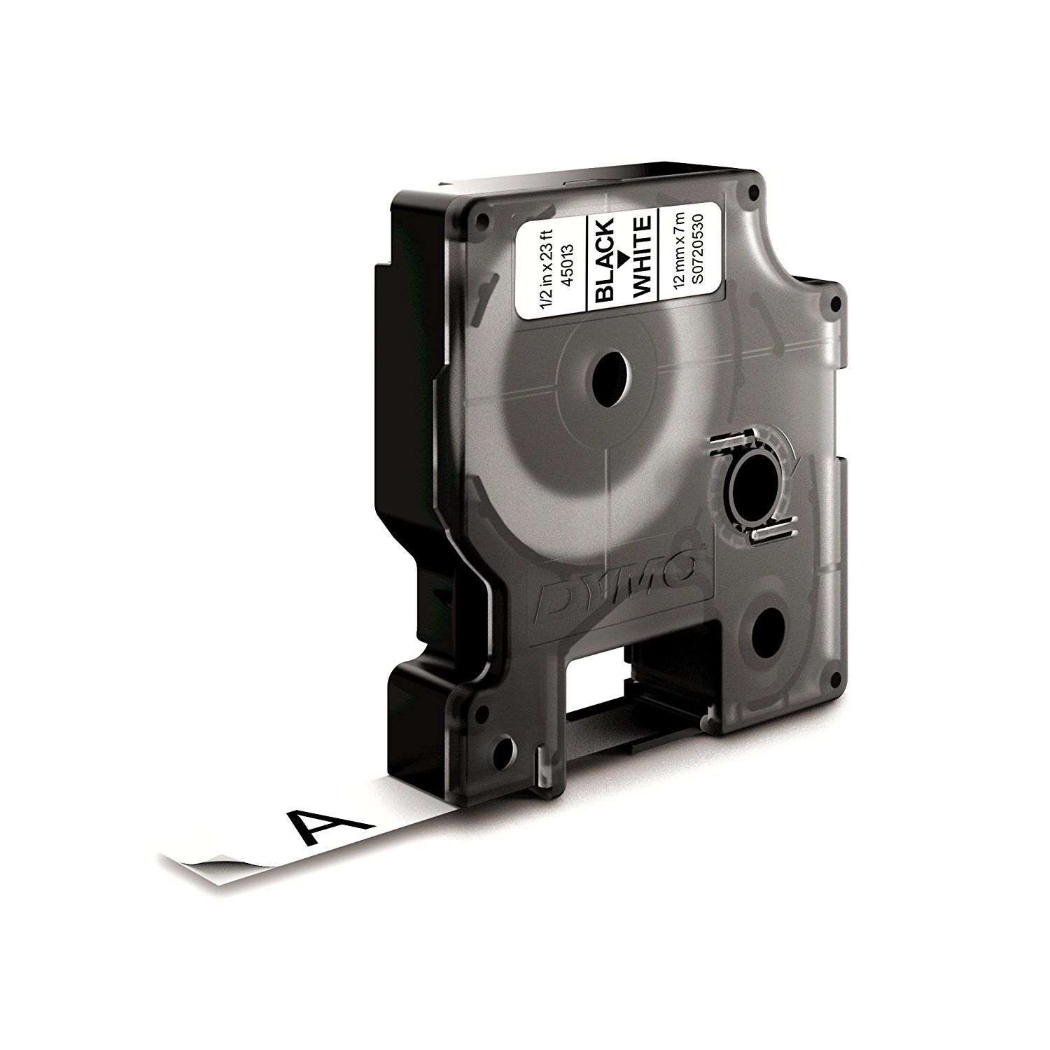 Taśma Dymo 12mm 45013 biała/czarny s0720530 Taśma Dymo 12mm 45013 biała/czarny s0720530