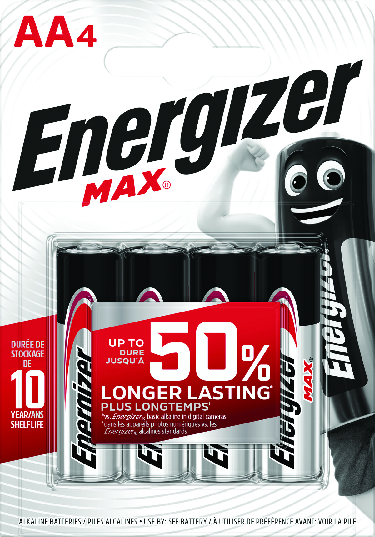 Bateria Energizer max, aa, e91, 1,5v, 4szt.