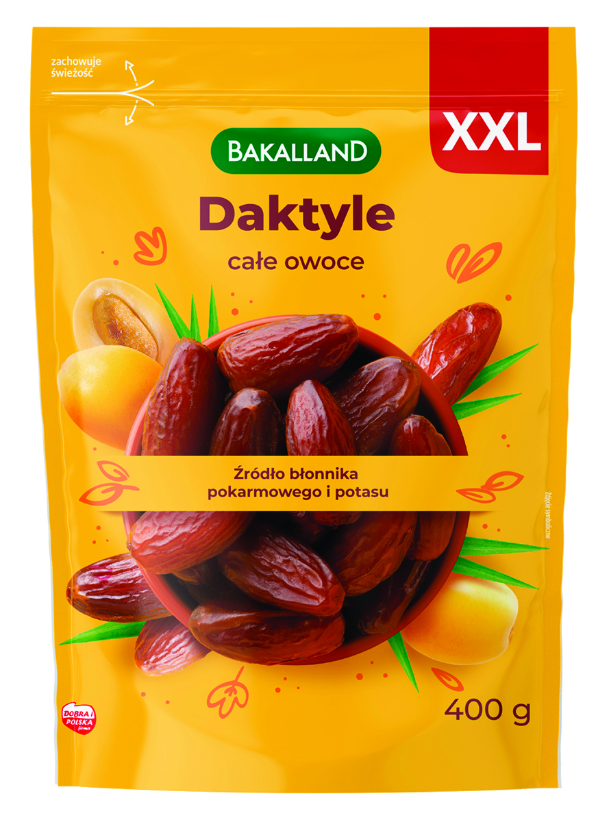 Daktyle całe owoce BAKALLAND, 400g