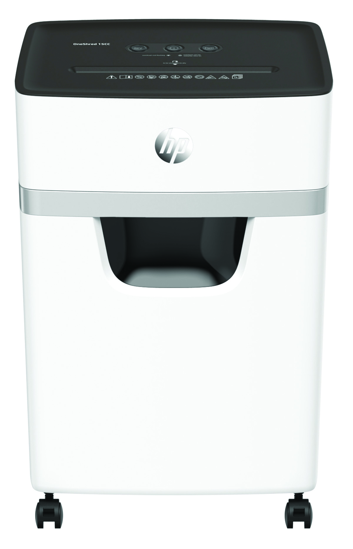 Niszczarka HP Oneshred 15CC 20l jasnoszara Niszczarka HP Oneshred 15CC 20l jasnoszara