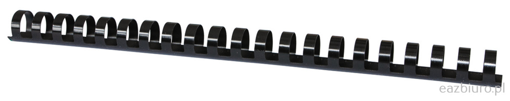Grzbiety do bindowania Office Products, A4, 16mm (145 kartek), 100 sztuk, czarne Grzbiety do bindowania Office Products, A4, 16mm (145 kartek), 100 sztuk, czarne