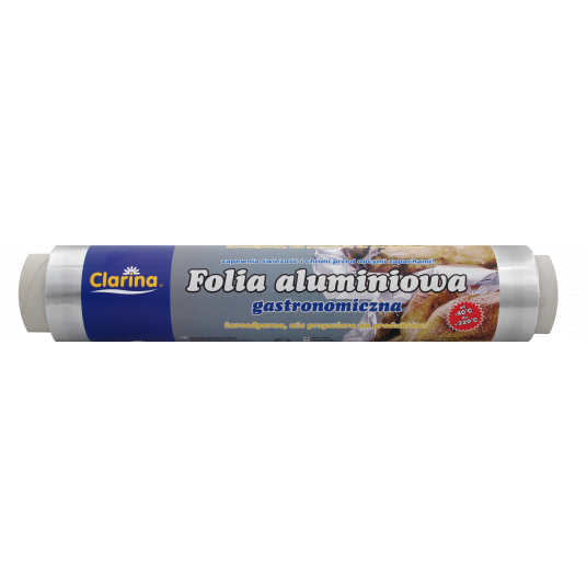 Folia aluminiowa 13 mic 30 cm 150 m Clarina | eazbiuro.pl | Zamów teraz!