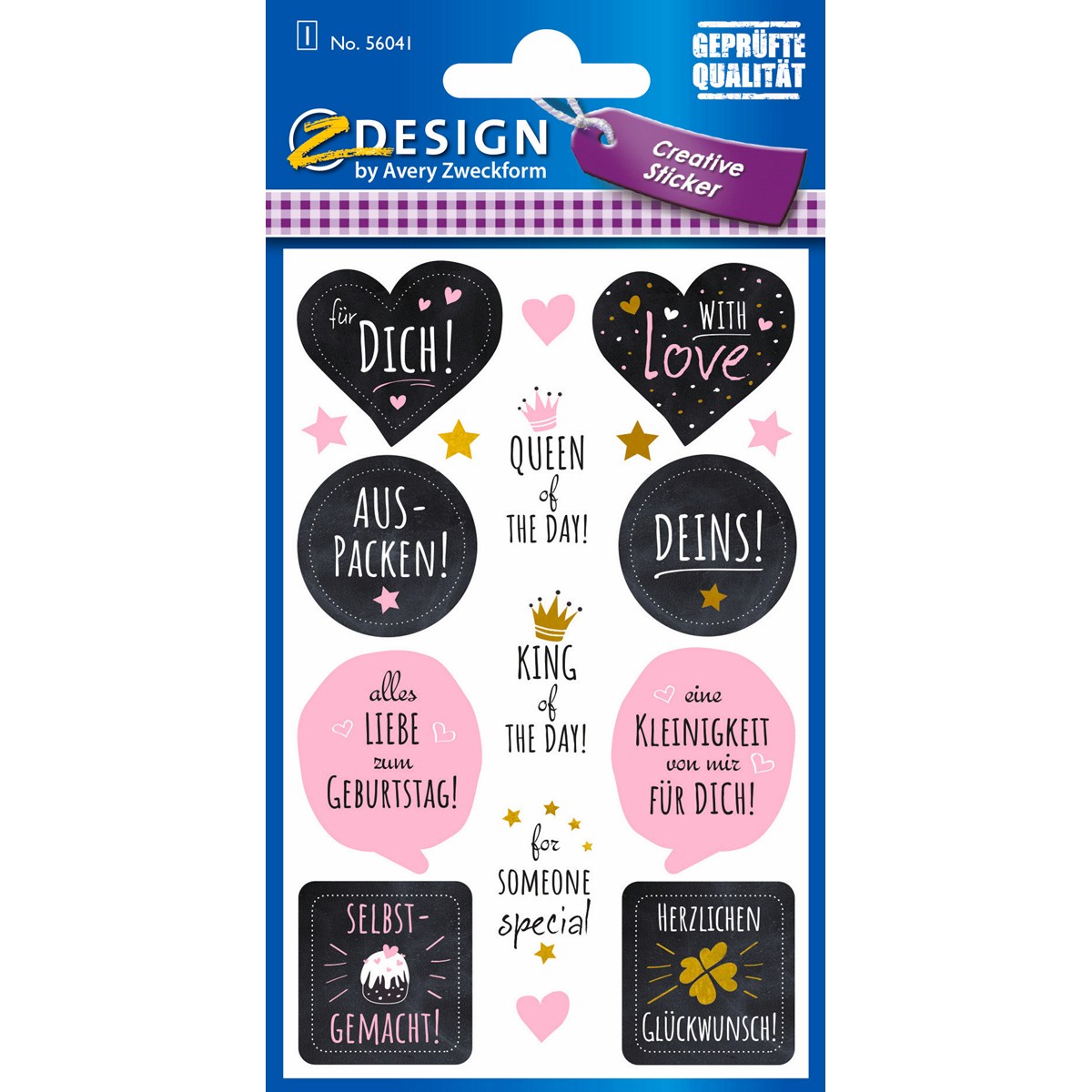 Naklejki papierowe - niemieckie glamour avery z-design | eazbiuro.pl | Nie czekaj!