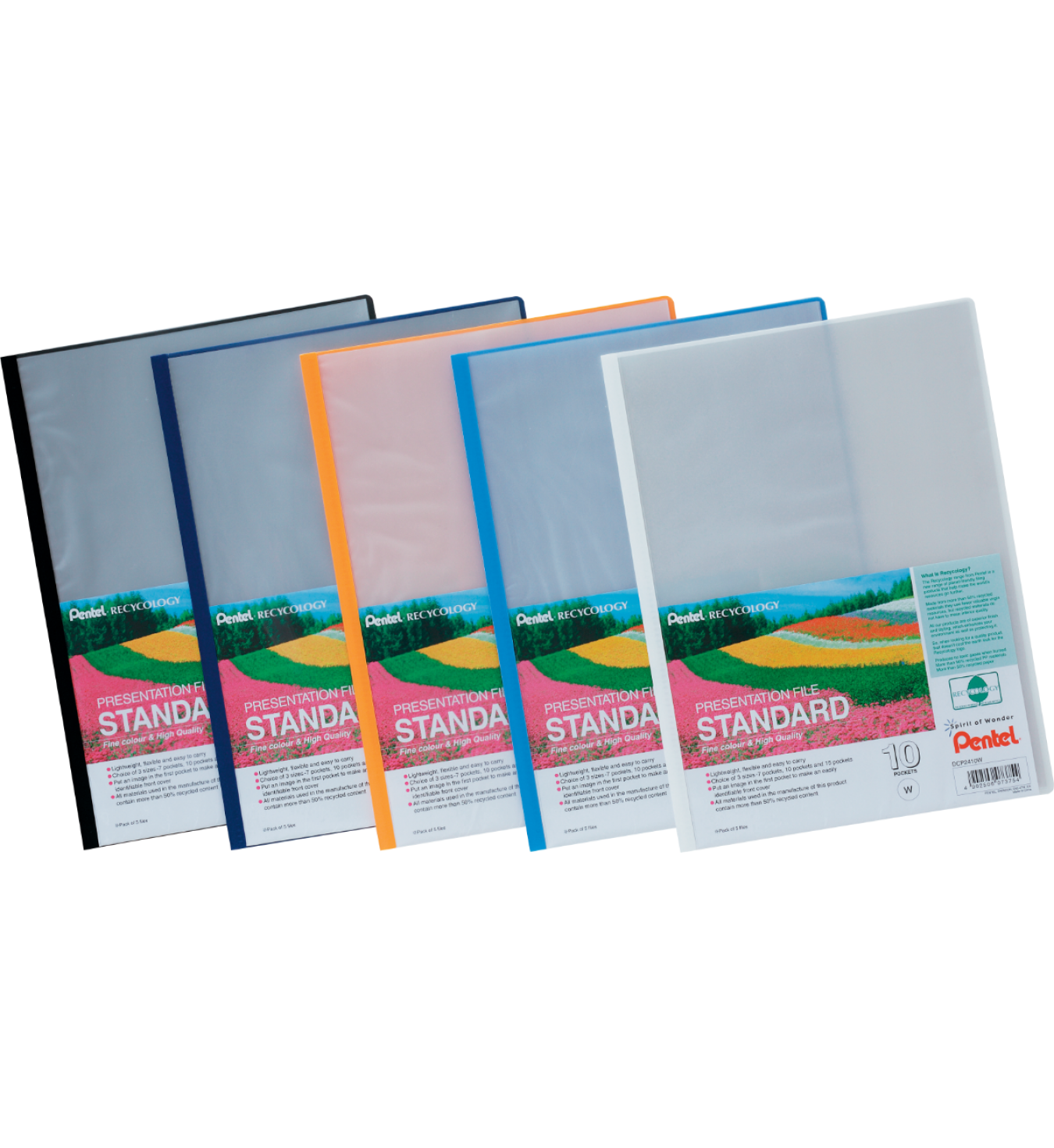 Skoroszyt prez 15 kieszeni Pentel dcp3415 żółty | eazbiuro.pl | Zamów natychmiast!