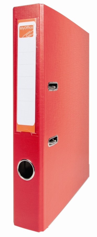 Segregator Myoffice A4 5 czerwony | eazbiuro.pl | Odbierz szybko!