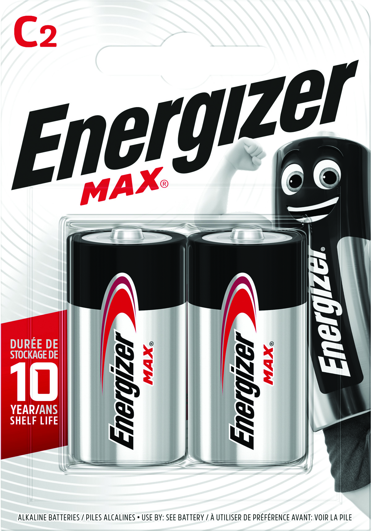 Bateria Energizer max, c, lr14, 1,5v, 2 sztuki