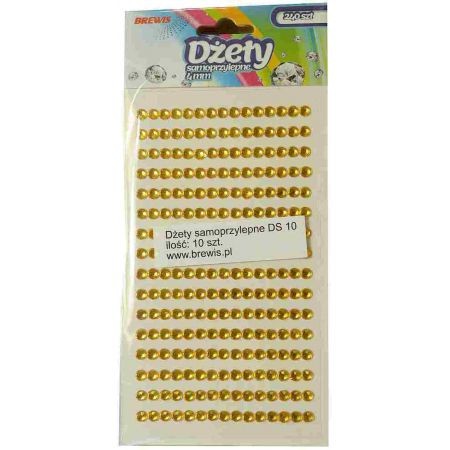 Dżety samoprzylepne 4 mm ds10 złote | eazbiuro.pl | Zamów natychmiast!