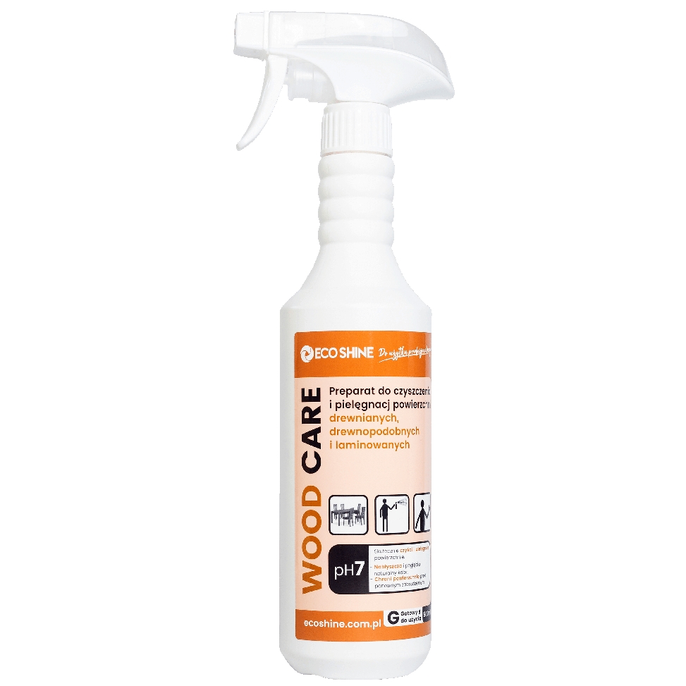 Eco Shine wood care 0,5l preprarat do czyszczenia i pielęgnacji mebli Eco Shine wood care 0,5l preprarat do czyszczenia i pielęgnacji mebli