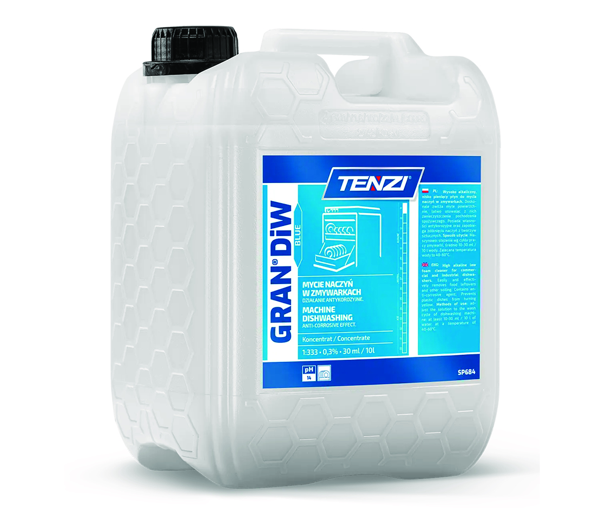 Płyn do mycia naczyń w zmywarkach Tenzi Gran Diw Blue 10l