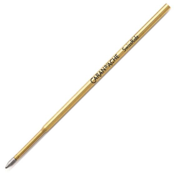 Wkład Caran d'ache swissride, do długopisu 888, m, 6 sztuk, czarny
