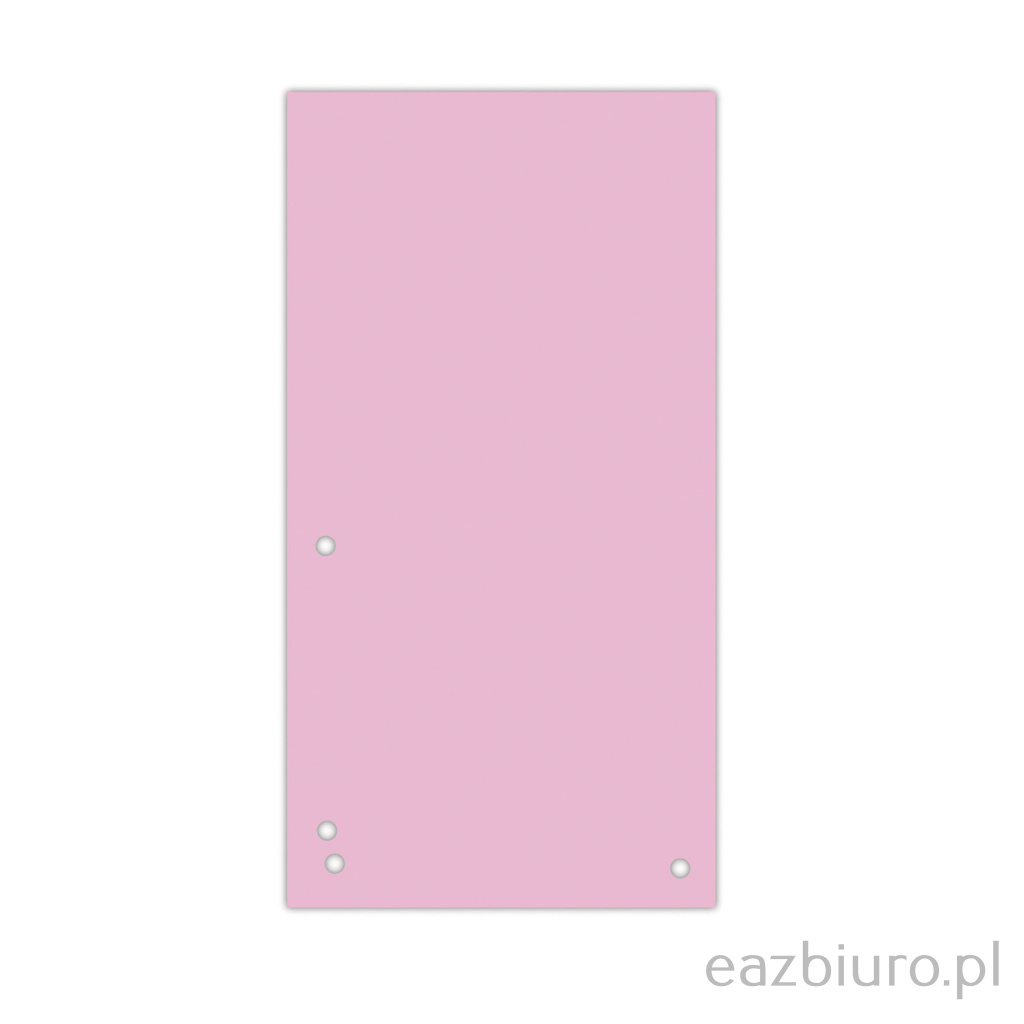 Przekładki do segregatora papierowe 1 3 A4 różowe | eazbiuro.pl | Zamów bezpiecznie!