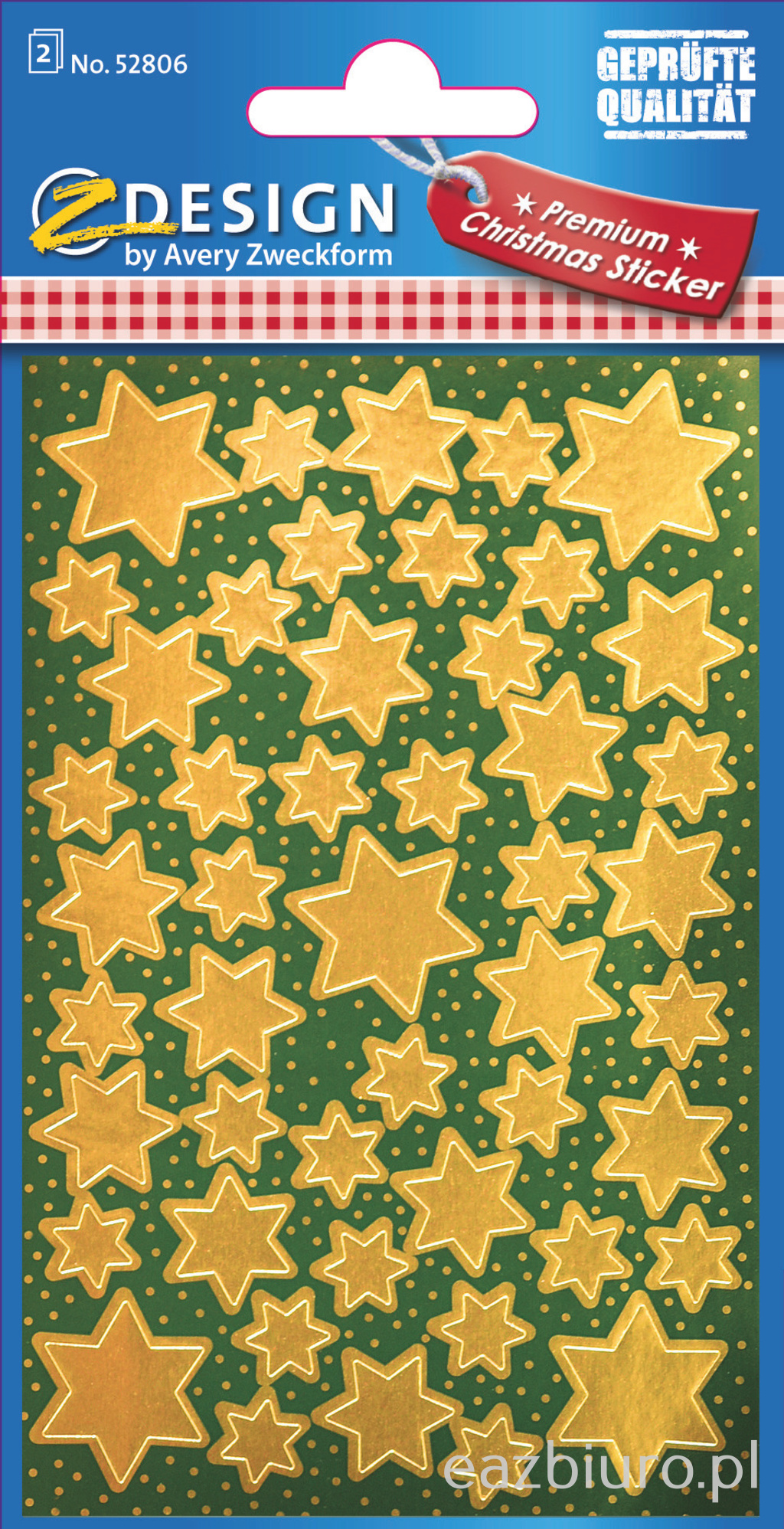 Naklejki - złote gwiazdy avery z-design | eazbiuro.pl | Sprawdź cenę!