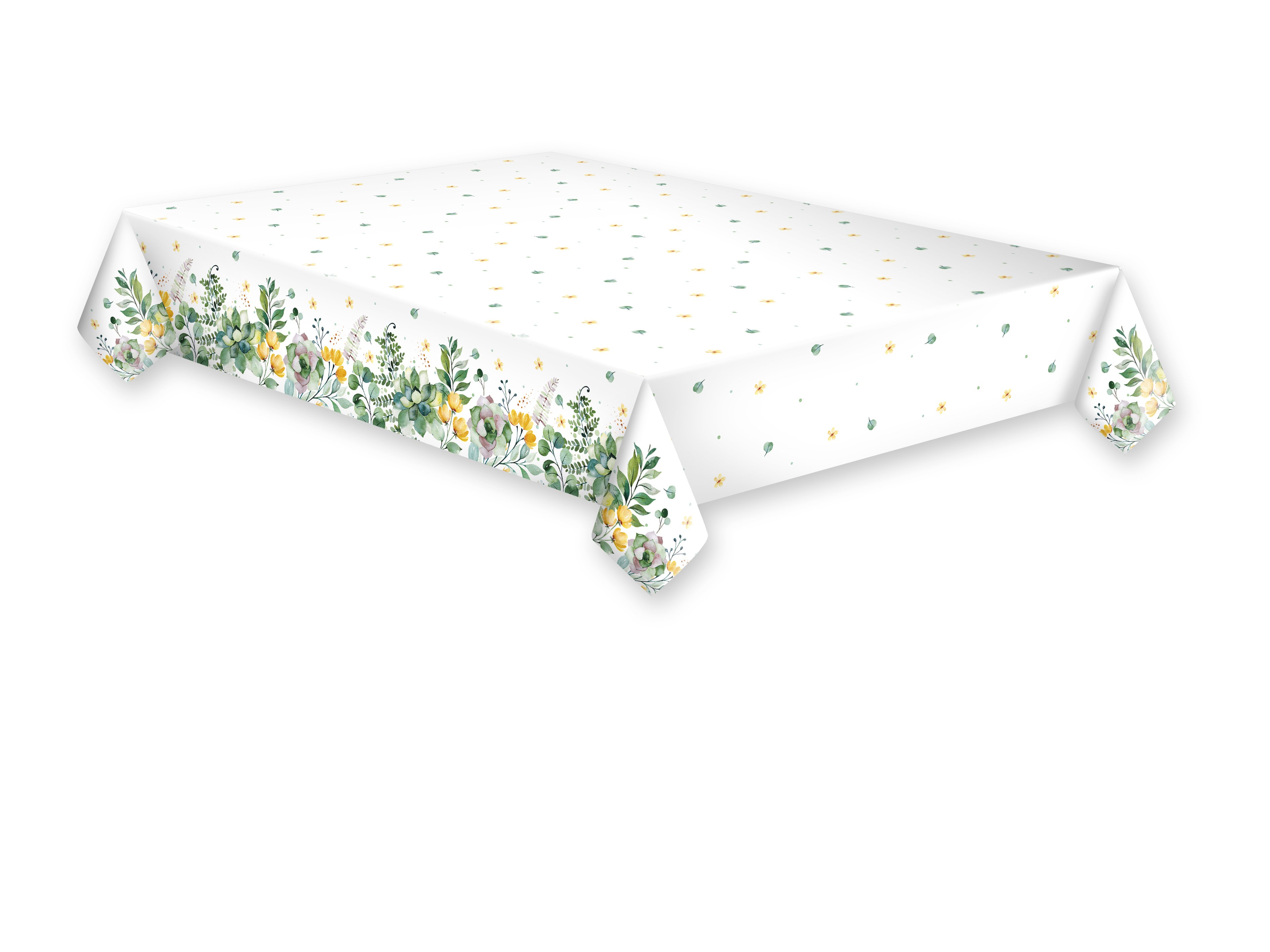 Obrus papierowy Floral Frame 1 szt. 120 x 180 48 [g/m2]