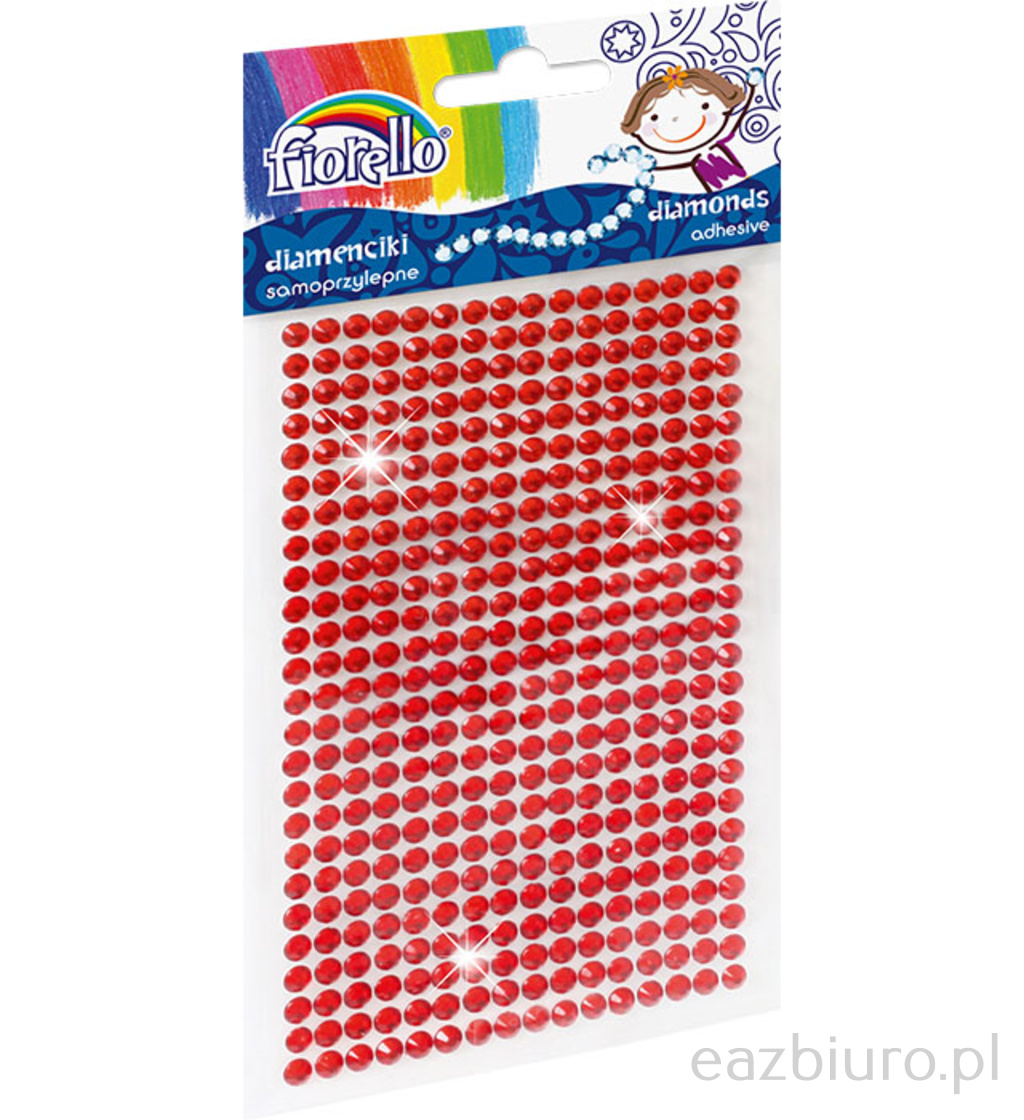 Diamenciki samoprzylepne Fiorello gr-ds039-1 czerwone | eazbiuro.pl | Zamów korzystnie!