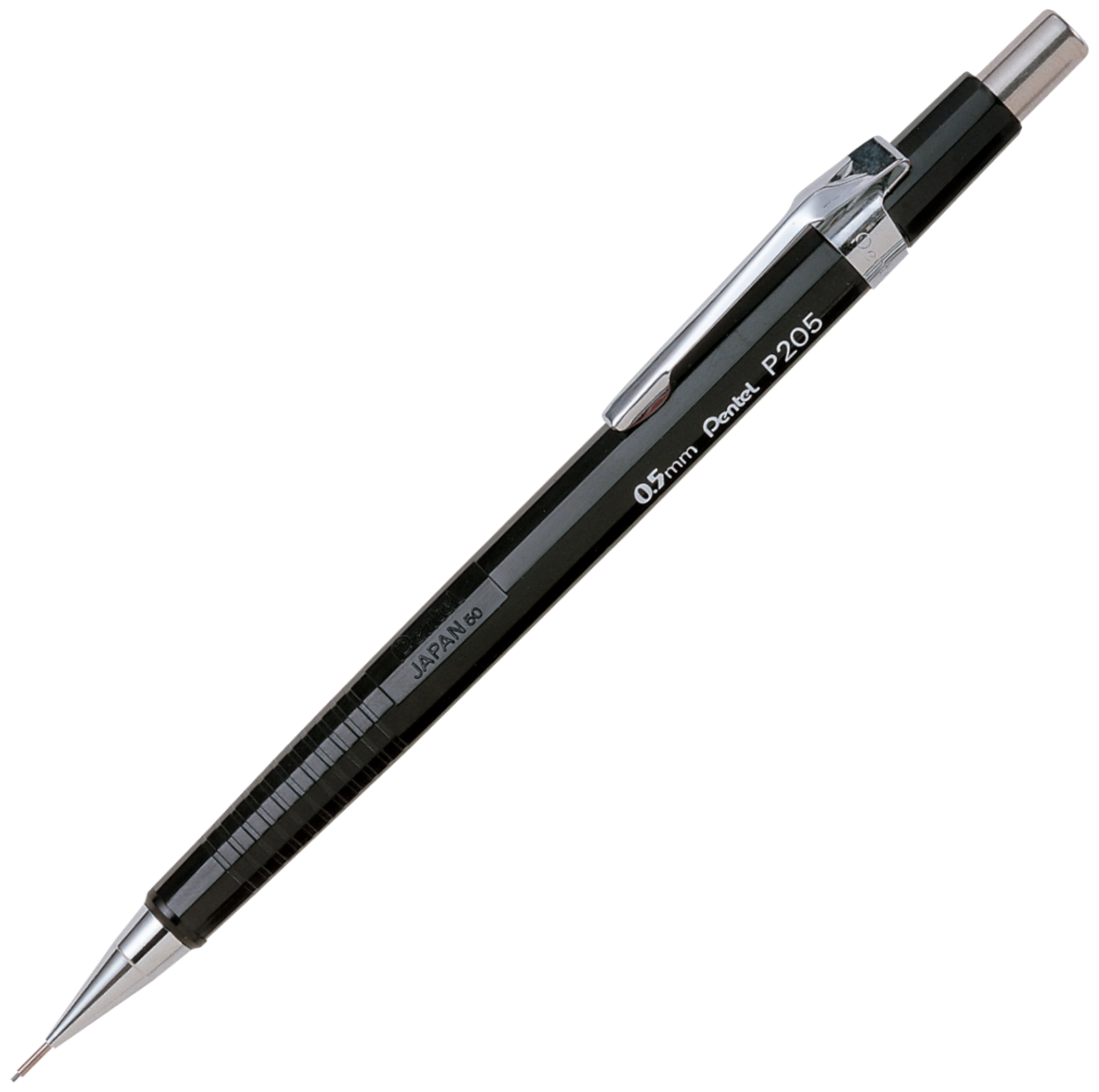 Ołówek automatyczny Pentel p205 czarny | eazbiuro.pl | Zamów online!