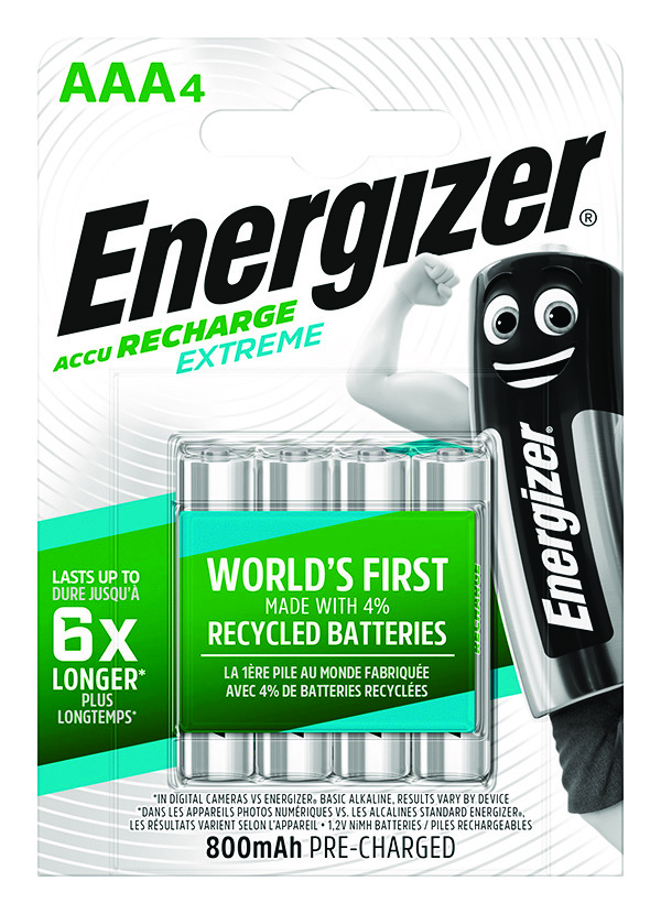 Bateria akumulatory AAA Energizer Extreme 4 szt.