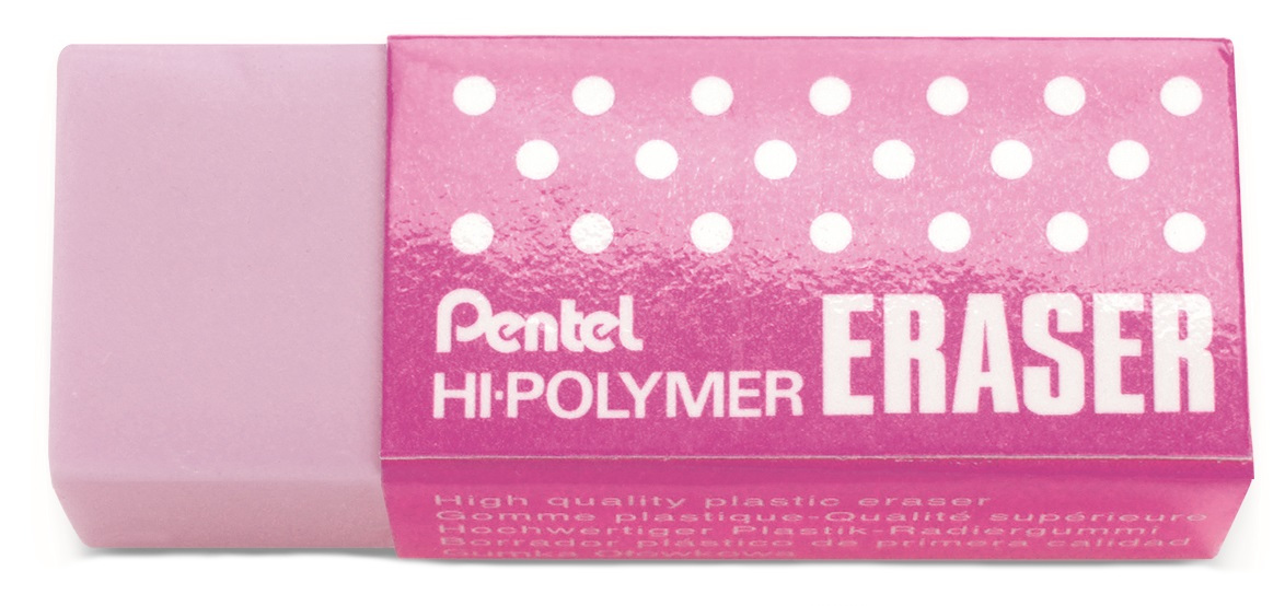 Gumka ołówkowa Pentel hiolymer zeh05 cm różowa | eazbiuro.pl | Sprawdź cenę!