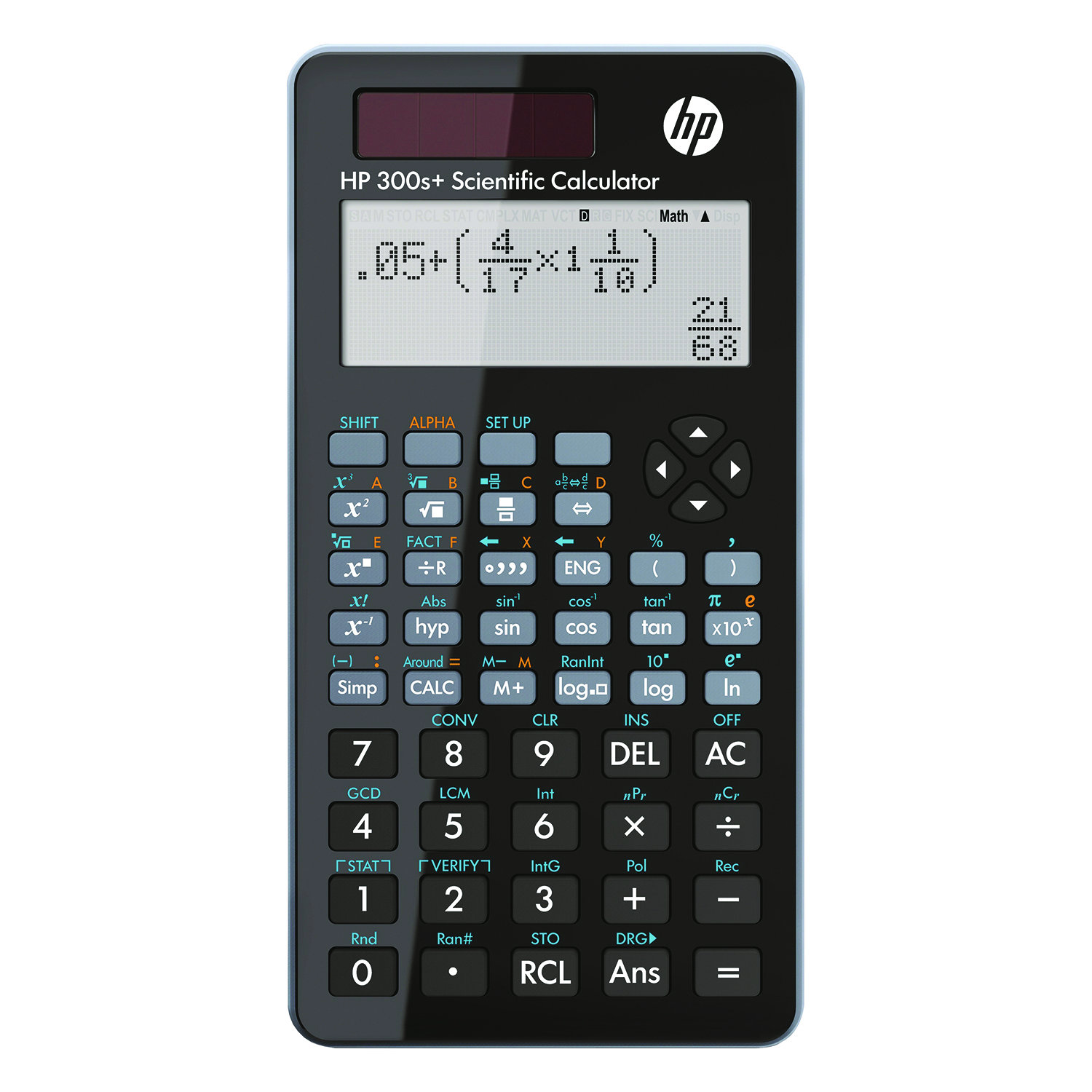 Kalkulator naukowy HP-300SPLUS/INT BX, 315 funkcji, 155x84x20mm, czarny Kalkulator naukowy HP-300SPLUS/INT BX, 315 funkcji, 155x84x20mm, czarny