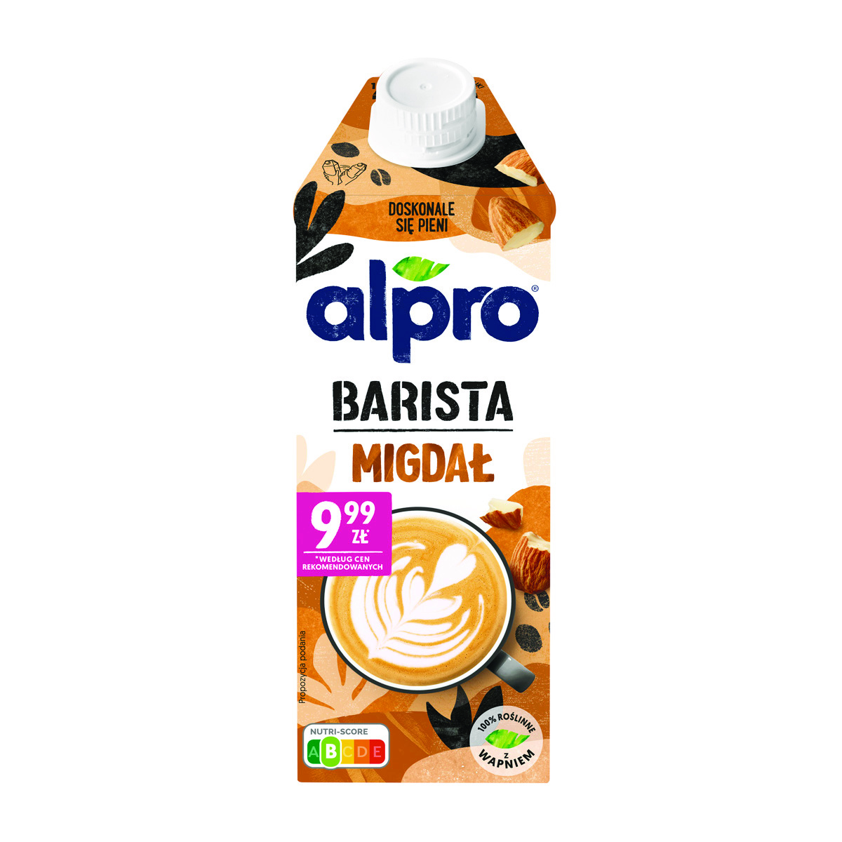 Napój roślinny Alpro Barista migdałowy 750ml (minimalna sprzedaż = 8 sztuk)