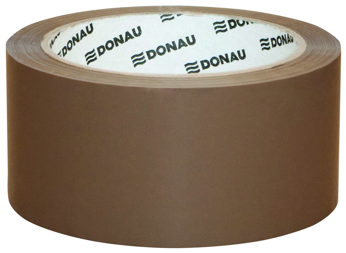 Taśma pakowa Donau solvent , 48mm, 60m, 42mikr., brązowa Taśma pakowa Donau solvent , 48mm, 60m, 42mikr., brązowa