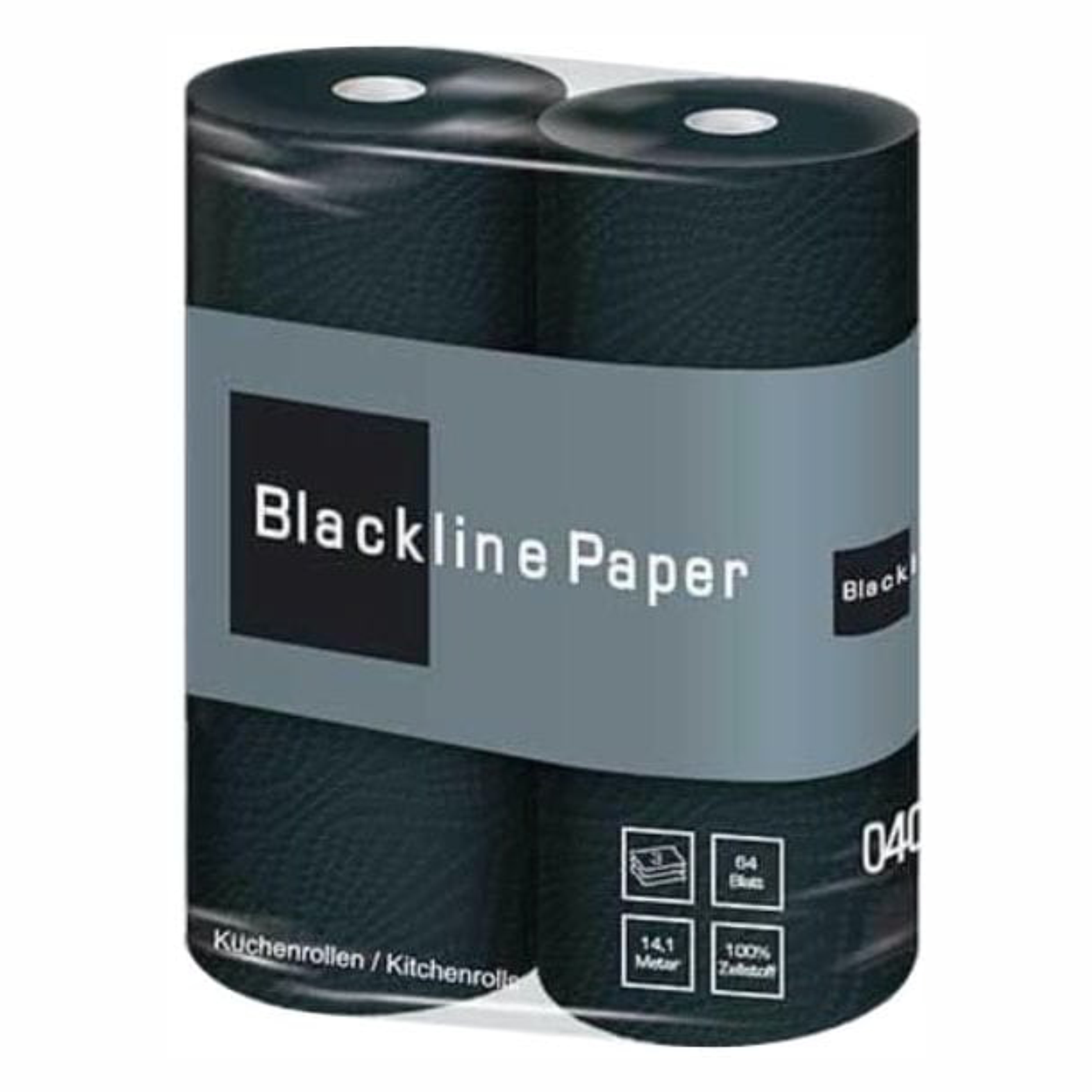 Ręcznik papierowy czarny /2szt/ 3w blackline