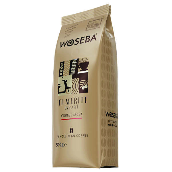 Kawa Woseba ti meriti, crema e aroma, ziarnista, 500g