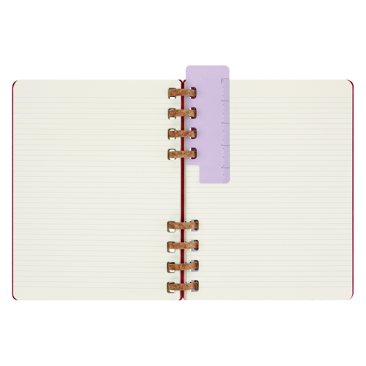 Kalendarz na spirali MOLESKINE, bez dat, XL, twarda oprawa, crush cherry