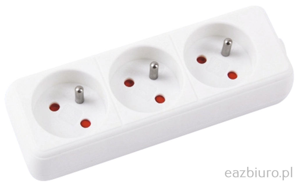 Przedłużacz Office Products 3 gniazda 1,5 m z uziemieniem | eazbiuro.pl | Wybierz hit!