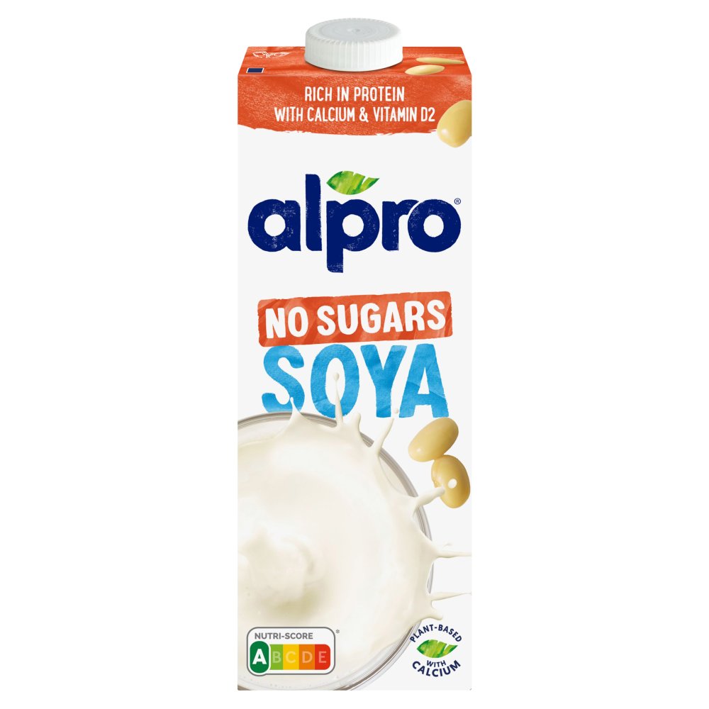 Napój roślinny Alpro sojowy bez cukru 1l (minimalna sprzedaż = 8 sztuk)