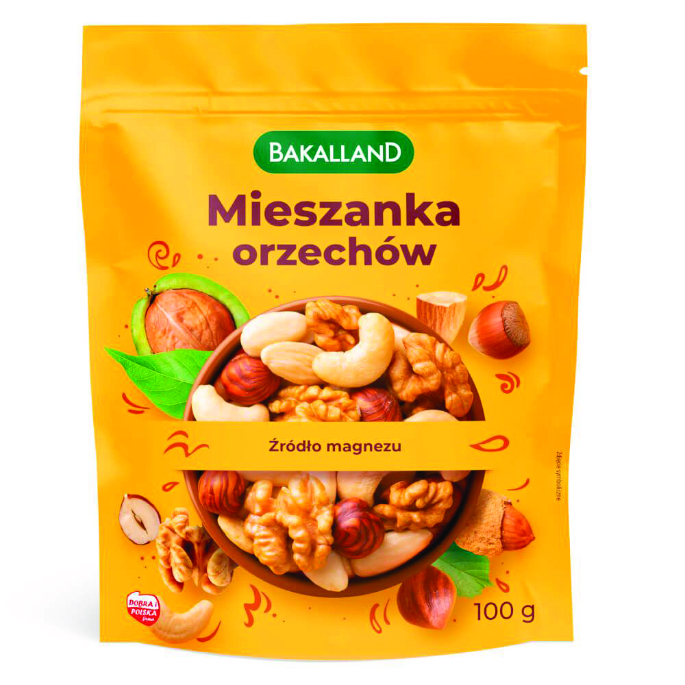Mieszanka orzechów, Bakalland, 100g
