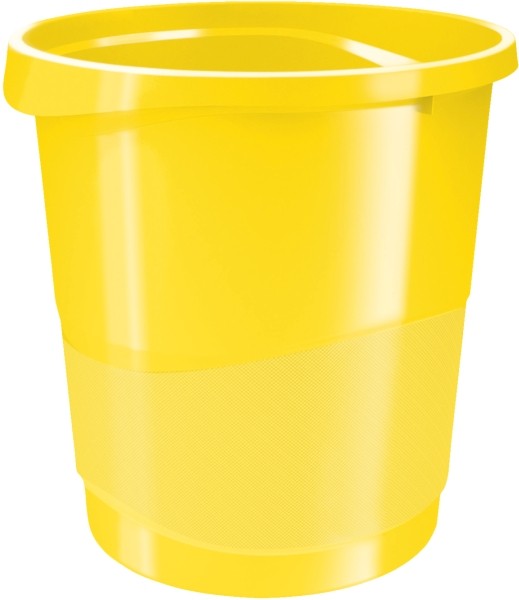 Kosz na śmieci Esselte vivida 14 l żółty | eazbiuro.pl | Zamów bez zwłoki!