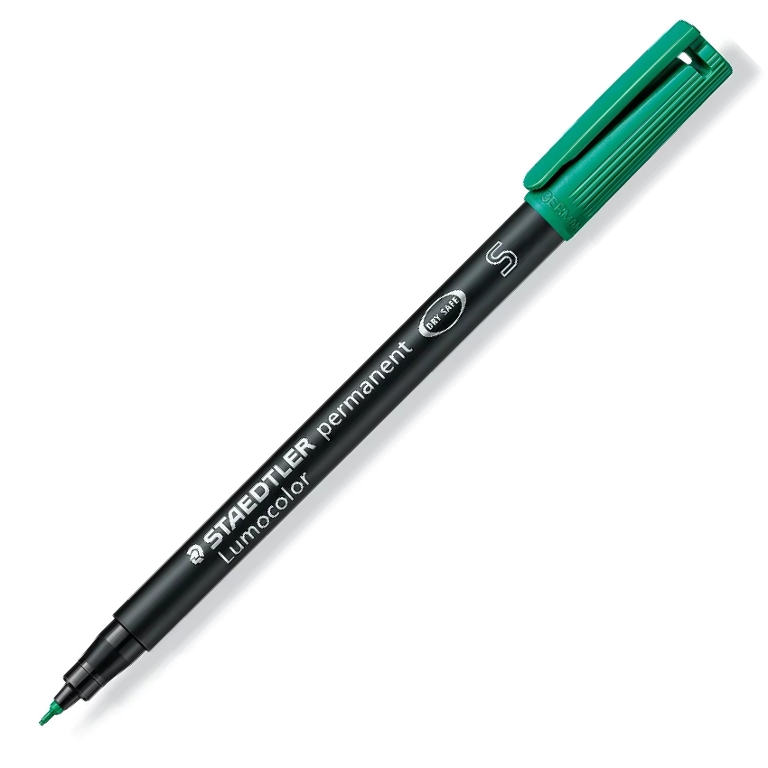 Foliopis lumocolor s wodoodporny zielony Staedtler