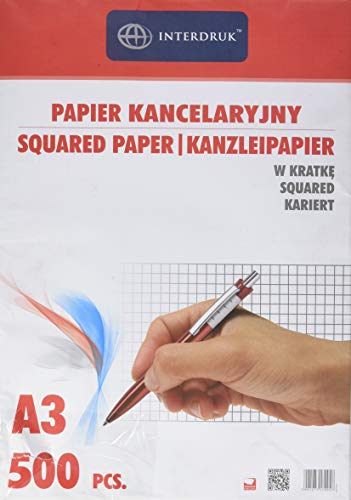 Papier kancelaryjny A3 kratka zestaw 500 sztuk | eazbiuro.pl | Kup sprytnie!