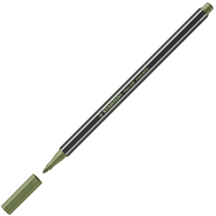 Flamastry Stabilo pen 68 metallic zieleń | eazbiuro.pl | Kup od razu!