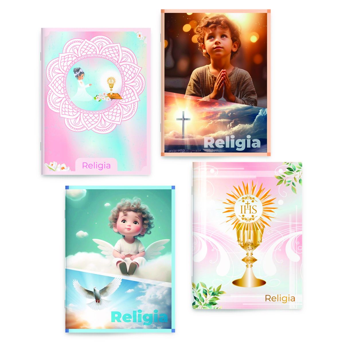 Zeszyt szkolny GIMBOO, A5, w kratkę, 32 kart., 70gsm, religia Zeszyt szkolny GIMBOO, A5, w kratkę, 32 kart., 70gsm, religia
