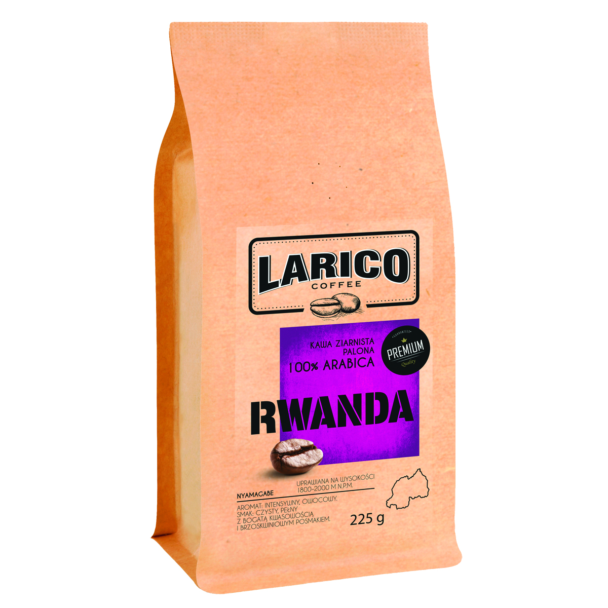 Kawa Larico rwanda nyamagabe, ziarnista, 225g