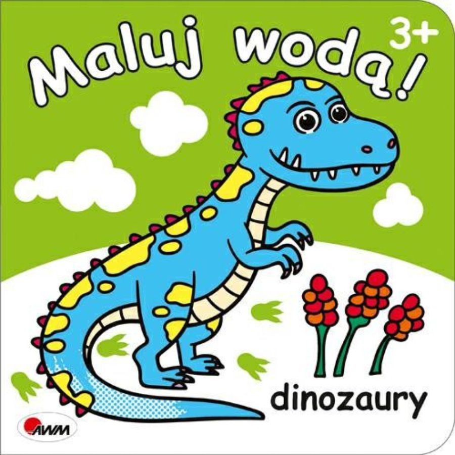 Maluj wodą 5 dinozaury – kolorowanka dla dzieci | Rozwijaj kreatywność
