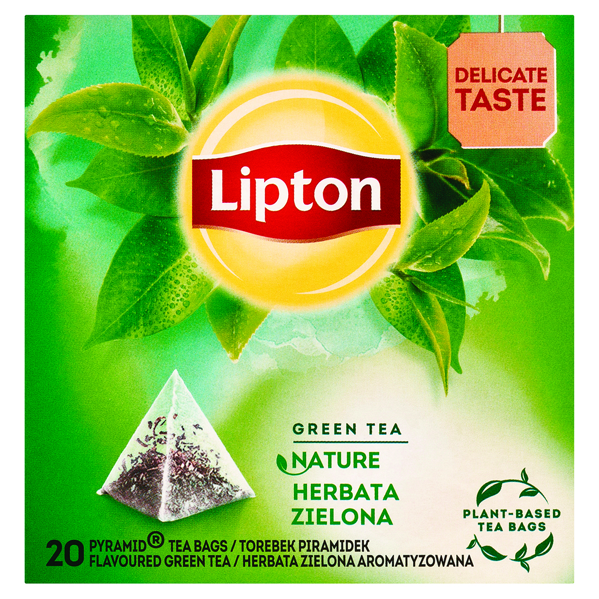 Herbata zielona Lipton piramidki green tea 20 torebek