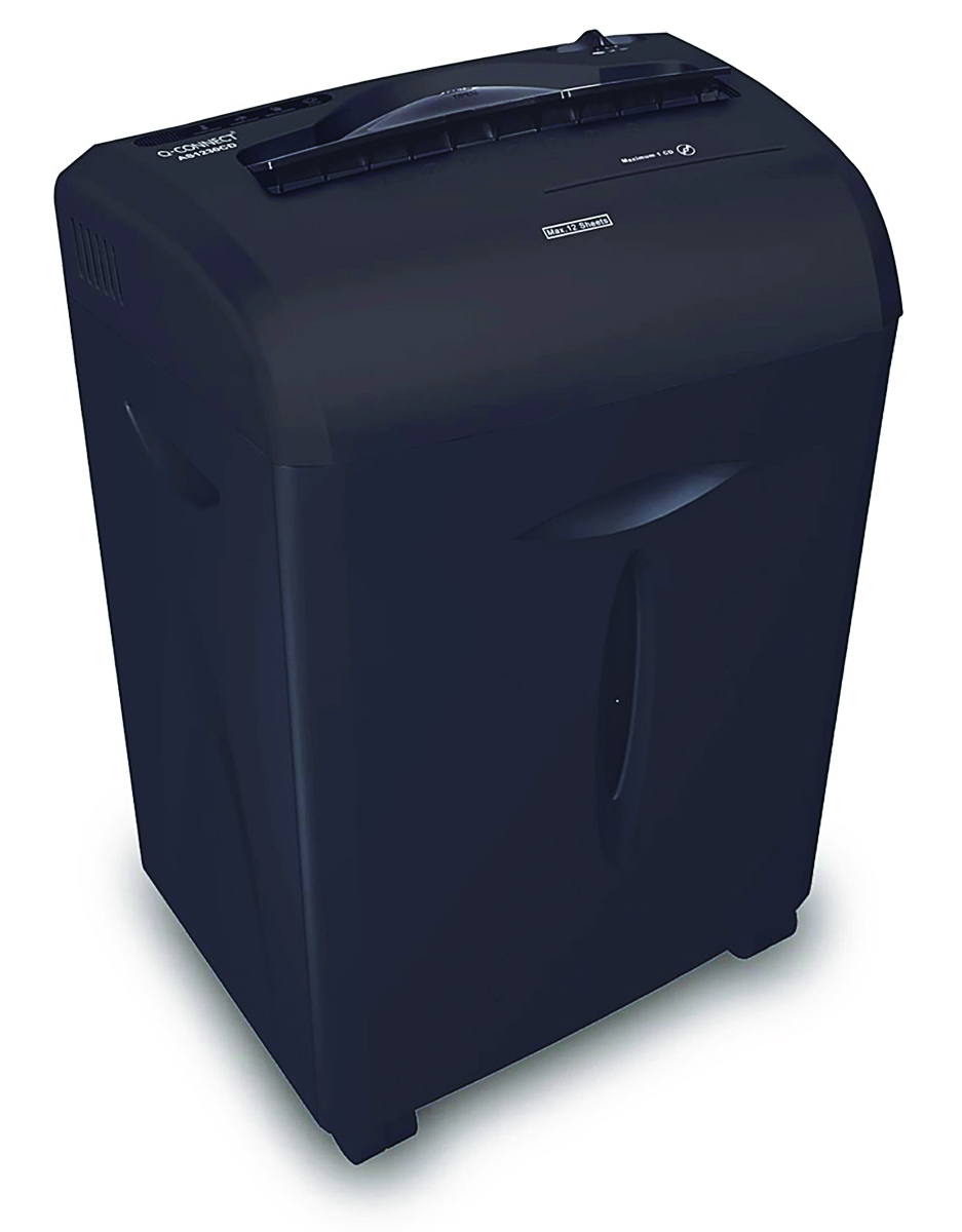 Niszczarka Q-CONNECT Q12CC, czarna